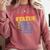 Relationship Status Single Married Hot Teacher Comfort Colors Sweatshirt Crimson