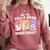 Retro Are You Fall O Ween Directions Teacher Halloween Ghost Comfort Colors Sweatshirt Crimson