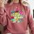 Retro First Grade Teacher Disco Ball Coquette Back To School Comfort Colors Sweatshirt Crimson Retro First Grade Teacher Disco Ball Coquette Back To School Comfort Colors Sweatshirt Crimson