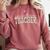 Retro Floral Agriculture Teacher Farmer AG Teacher Team Crew Comfort Colors Sweatshirt Crimson Retro Floral Agriculture Teacher Farmer AG Teacher Team Crew Comfort Colors Sweatshirt Crimson