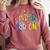 Retro Kindergarten Dream Team Back To School Teacher Kids Comfort Colors Sweatshirt Crimson Retro Kindergarten Dream Team Back To School Teacher Kids Comfort Colors Sweatshirt Crimson