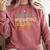 Retro Scientist Warning May Talk About Science Teacher Comfort Colors Sweatshirt Crimson