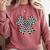 Retro Special Education Squad Coquette Bow SPED Teacher Comfort Colors Sweatshirt Crimson