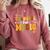 Retro Thankful For Music Floral Music Teacher Thanksgiving Men Women Comfort Colors Sweatshirt Crimson