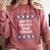 Santas Favorite Choir Teacher Christmas Comfort Colors Sweatshirt Crimson Santas Favorite Choir Teacher Christmas Comfort Colors Sweatshirt Crimson