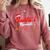 Santa's Favorite Para Christmas Paraprofessional Teacher Comfort Colors Sweatshirt Crimson Santa's Favorite Para Christmas Paraprofessional Teacher Comfort Colors Sweatshirt Crimson