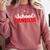 School Counselor Teacher Guidance Counseling For Men Women Kids Comfort Colors Sweatshirt Crimson