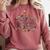 School Psychologist Psychology Teacher Appreciation Comfort Colors Sweatshirt Crimson
