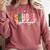 School Psychologist Rainbow Psychology Teacher Comfort Colors Sweatshirt Crimson School Psychologist Rainbow Psychology Teacher Comfort Colors Sweatshirt Crimson