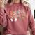 School Psychologist Teacher Psychology School Psychologist Comfort Colors Sweatshirt Crimson
