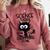 Science Teacher Appreciation Merch -Adults -Youth Grey Classic Fit Modern Science Theme Cartoon Comfort Colors Sweatshirt Crimson