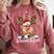 Science Teacher Squad Reindeer Christmas Teacher Xmas Lights For Men Women Comfort Colors Sweatshirt Crimson