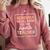 Seriously We All Know I'm The Favorite Teacher Teacher Comfort Colors Sweatshirt Crimson
