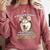 Siberian Husky Professional Human Trainer Comfort Colors Sweatshirt Crimson
