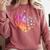 Sign Language Heart ASL For Deaf Teacher Comfort Colors Sweatshirt Crimson Sign Language Heart ASL For Deaf Teacher Comfort Colors Sweatshirt Crimson