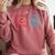 Six Seven Meme 6 7 Science Teacher 6-7 Periodic Table Comfort Colors Sweatshirt Crimson