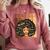 Smart Teacher Afro Girl Melanin African American Wowen Comfort Colors Sweatshirt Crimson Smart Teacher Afro Girl Melanin African American Wowen Comfort Colors Sweatshirt Crimson