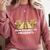 Social Studies Teacher World History Teacher Men Women Comfort Colors Sweatshirt Crimson