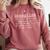 Spanglish Definition Spanish Teacher Bilingual Maestra Comfort Colors Sweatshirt Crimson