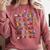 SPANISH ALPHABET MAESTRA SPANISH TEACHER Comfort Colors Sweatshirt Crimson SPANISH ALPHABET MAESTRA SPANISH TEACHER Comfort Colors Sweatshirt Crimson
