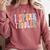 I Speak Toddler Teacher Pre School Back To School First Day Comfort Colors Sweatshirt Crimson I Speak Toddler Teacher Pre School Back To School First Day Comfort Colors Sweatshirt Crimson