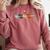 Special Education Teacher Heart Back To School Teach Rainbow Men Women Girls Kids Comfort Colors Sweatshirt Crimson
