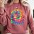 Special Education Teacher Sped Squad SPED Teacher Tie Dye Comfort Colors Sweatshirt Crimson