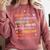 SPED Caffeinate Advocate Laminate Educate Teacher Facilitate For Men Women Comfort Colors Sweatshirt Crimson