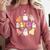 SPED Teacher Halloween Spooky Special Education Team Men Women Kids Comfort Colors Sweatshirt Crimson