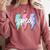 SPED Teacher Squad Lightning Bolt Special Education Comfort Colors Sweatshirt Crimson SPED Teacher Squad Lightning Bolt Special Education Comfort Colors Sweatshirt Crimson