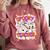 Spooky Teacher Ghost Pencil Teacher Halloween Teacher Comfort Colors Sweatshirt Crimson