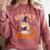 Spooky Teacher Halloween Cute Ghost Pumpkin Reading Women Comfort Colors Sweatshirt Crimson