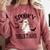 Spooky Toddler Teacher Halloween School Comfort Colors Sweatshirt Crimson Spooky Toddler Teacher Halloween School Comfort Colors Sweatshirt Crimson