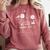 Square Root 82 Year Old Teacher 82nd Birthday For Men Women Kids Comfort Colors Sweatshirt Crimson