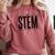 Stem Teacher Science Technology Engineering Math Teachers Comfort Colors Sweatshirt Crimson Stem Teacher Science Technology Engineering Math Teachers Comfort Colors Sweatshirt Crimson