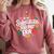 In My Substitute Teacher Era Comfort Colors Sweatshirt Crimson