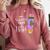 Being A Substitute Teacher Substitute Teaching Comfort Colors Sweatshirt Crimson