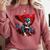 Super Power Superhero Boston Terrier Dog For Men Women Kids Comfort Colors Sweatshirt Crimson