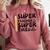 Super Teacher By Day Super Tired By Night Back To School Comfort Colors Sweatshirt Crimson Super Teacher By Day Super Tired By Night Back To School Comfort Colors Sweatshirt Crimson