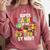 Super Teacher By Day Super Tired By Night Comfort Colors Sweatshirt Crimson