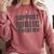 Support Public Education Protect Teachers Students Schools Comfort Colors Sweatshirt Crimson