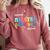 Sustantivo Maestra Fabulosa Adjetivo Spanish Teacher Comfort Colors Sweatshirt Crimson