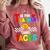 T Is For Teacher And Tacos For Teacher & Tacos Lovers Comfort Colors Sweatshirt Crimson