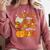 I Teach The Coolest Pumpkins In The Patch Teacher Halloween Comfort Colors Sweatshirt Crimson