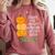I Teach Cutest Pumpkins In Patch Thanksgiving Teacher Pre-K For Men Women Comfort Colors Sweatshirt Crimson