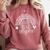 Teach Love Inspire Teacher Comfort Colors Sweatshirt Crimson