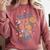 Teach Them Love Them Watch Them Grow Retro Teacher Floral Comfort Colors Sweatshirt Crimson Teach Them Love Them Watch Them Grow Retro Teacher Floral Comfort Colors Sweatshirt Crimson
