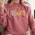 Teach Peace Teacher Teacher Comfort Colors Sweatshirt Crimson Teach Peace Teacher Teacher Comfort Colors Sweatshirt Crimson