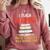 I Teach Reading Because Math Teachers Need Heroes Too Men Women Comfort Colors Sweatshirt Crimson