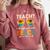 Teach I Thought You Said Beach Teacher Summer Vacation Comfort Colors Sweatshirt Crimson